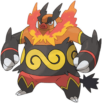 Emboar artwork by Ken Sugimori