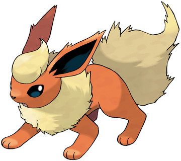 Flareon artwork by Ken Sugimori