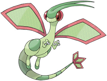 Flygon artwork by Ken Sugimori