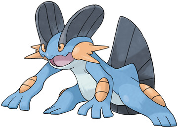 Swampert artwork by Ken Sugimori