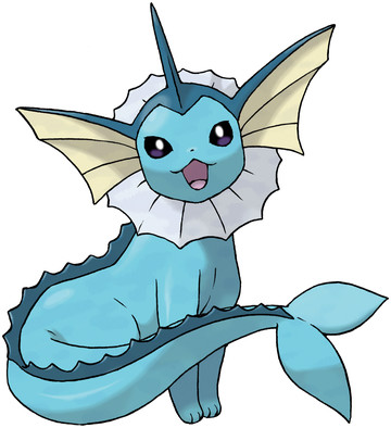 Vaporeon artwork by Ken Sugimori