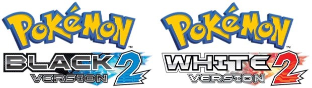 Pokemon Black 2 and White 2 logos