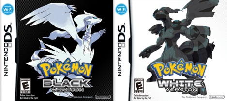 Pokemon White and Black box art