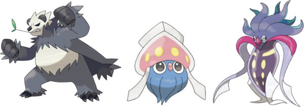 Pangoro, Inkay, Malamar