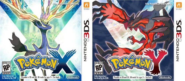 Pokemon X and Y box art