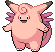 Clefable  sprite from Black & White & Black 2 & White 2