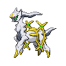 Arceus sprite from Black & White