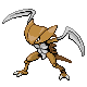 Kabutops  sprite from HeartGold & SoulSilver