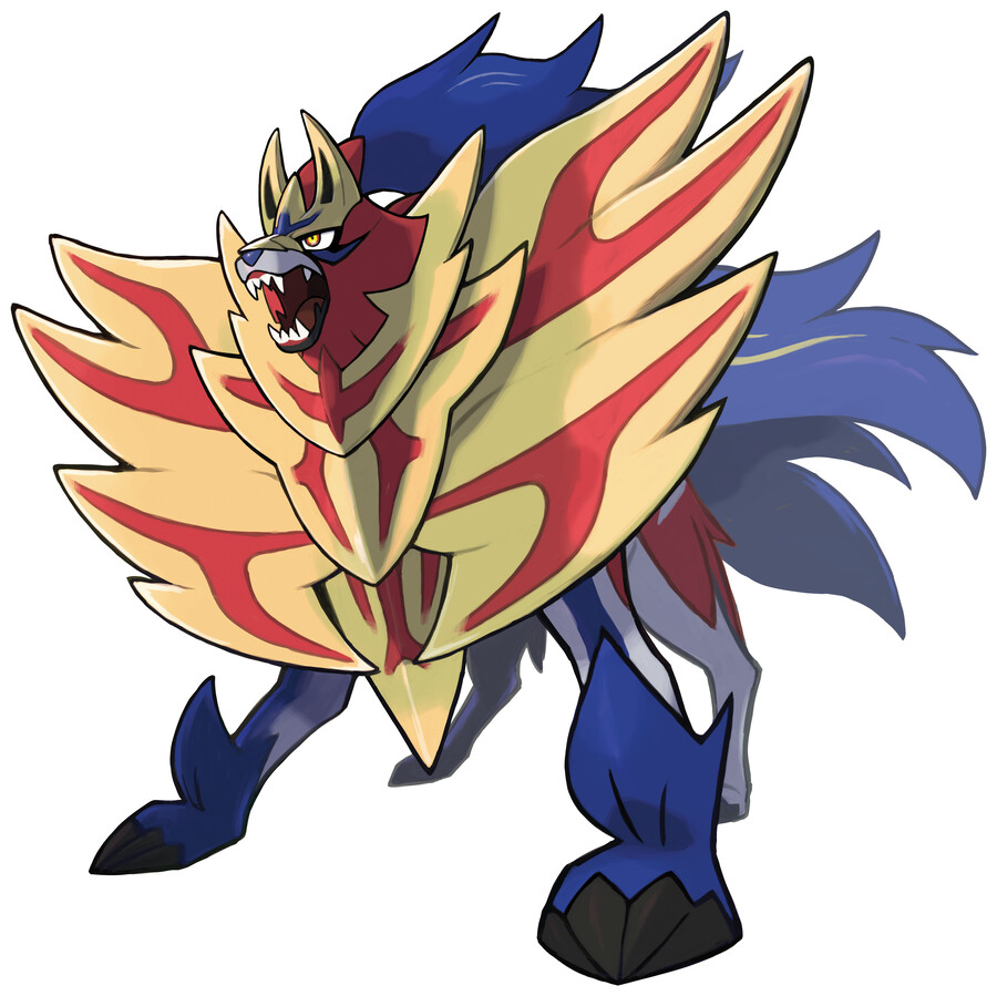 Zamazenta official artwork gallery  Pokémon Database