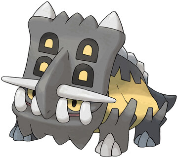 Bastiodon artwork by Ken Sugimori