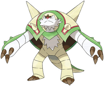 Chesnaught Sugimori artwork