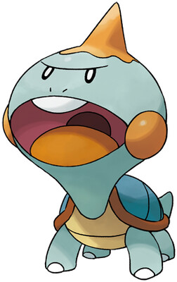 Chewtle artwork by Ken Sugimori