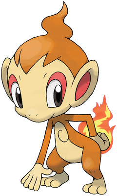 Chimchar artwork by Ken Sugimori