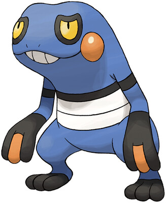 Croagunk Sugimori artwork