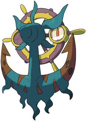 Dhelmise artwork by Ken Sugimori