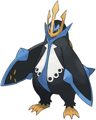 Empoleon artwork by Ken Sugimori