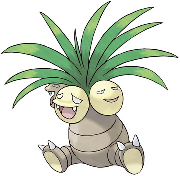 Exeggutor Sugimori artwork