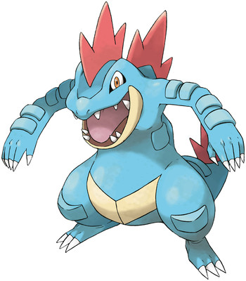 Feraligatr artwork by Ken Sugimori