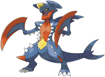 Mega Garchomp artwork by Ken Sugimori