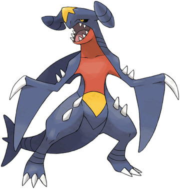 Garchomp Sugimori artwork