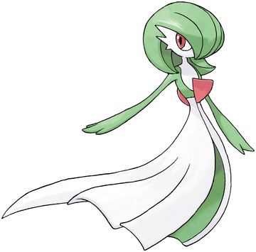 Gardevoir artwork by Ken Sugimori