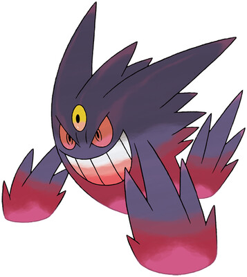 Mega Gengar artwork by Ken Sugimori