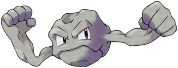 Geodude Sugimori artwork