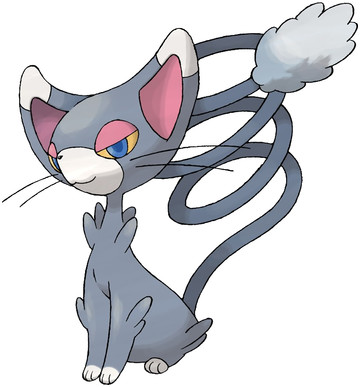 Glameow artwork by Ken Sugimori - Pokémon