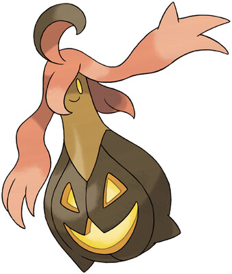 Gourgeist (Average Size) Sugimori artwork