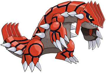 Groudon Sugimori artwork