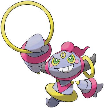 Hoopa (Hoopa Confined) Sugimori artwork