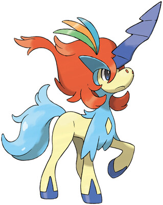 Keldeo (Resolute Form) artwork by Ken Sugimori