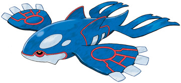 Kyogre artwork by Ken Sugimori