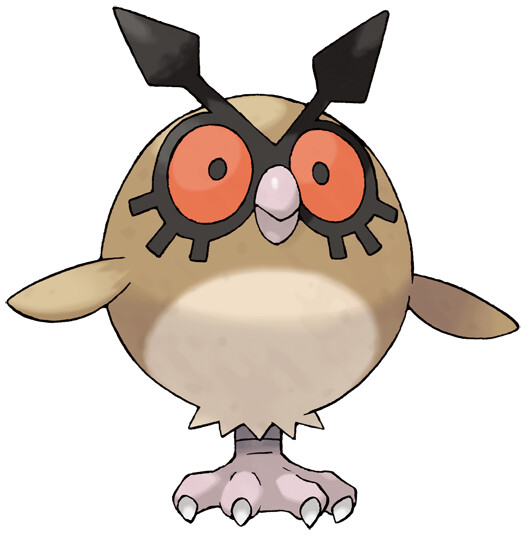 Hoothoot Pokédex Stats Moves Evolution Locations