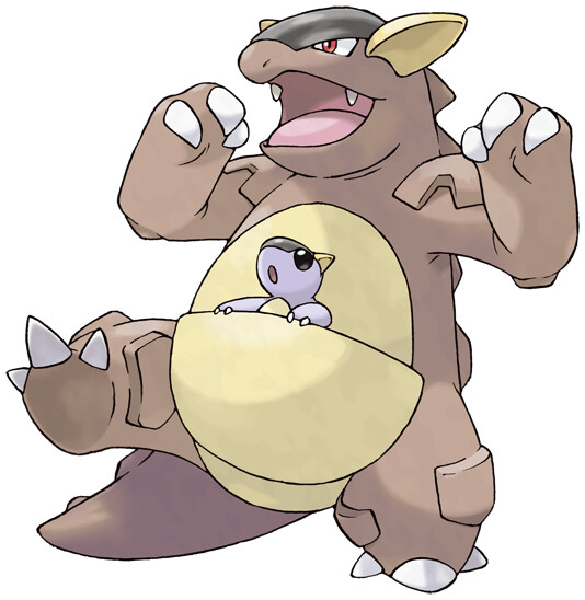 SHINY KANGASKHAN - Shiny and Special Pokémon - Silver - Pokemon