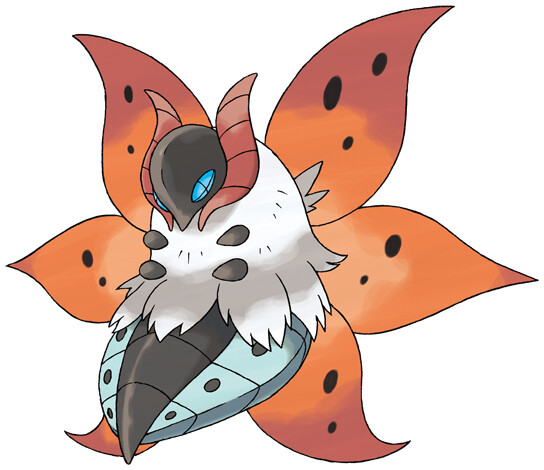 Pokemon Paradox Acient Volcarona Slither Wing