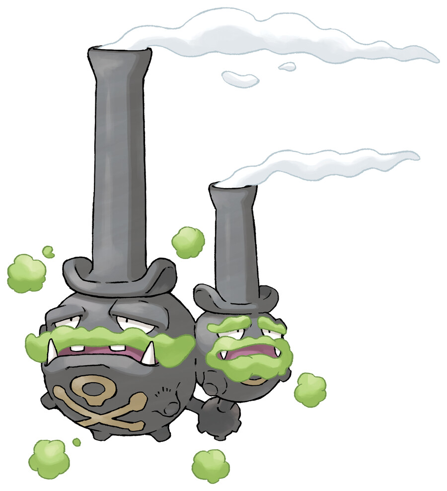 Weezing Pokédex: stats, moves, evolution & locations | Pokémon Database