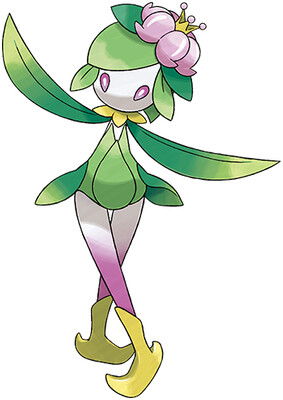 Hisuian Lilligant Sugimori artwork