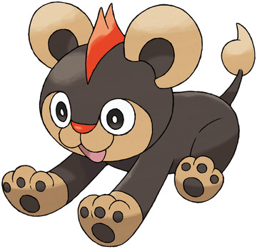 Litleo artwork by Ken Sugimori - Pokémon