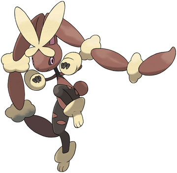 Mega Lopunny artwork by Ken Sugimori