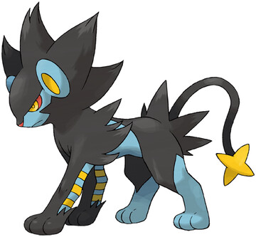 Luxray artwork by Ken Sugimori - Pokémon