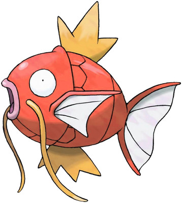 Magikarp artwork by Ken Sugimori