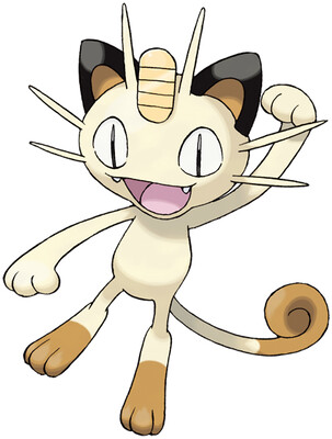 Meowth Sugimori artwork