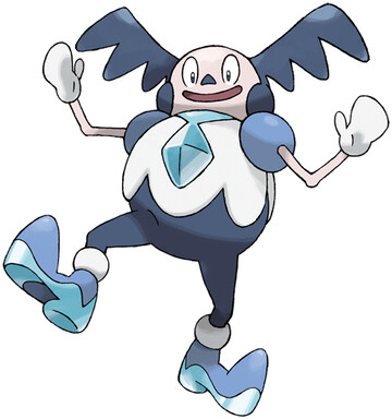 Galarian Mr. Mime Sugimori artwork