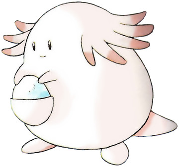 Chansey Early Sugimori artwork - Red/Blue US