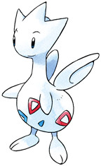 Togetic Early Sugimori artwork - Gold/Silver