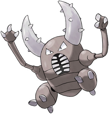 Pinsir artwork by Ken Sugimori