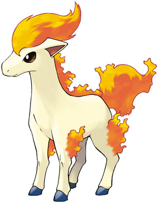 Ponyta artwork by Ken Sugimori