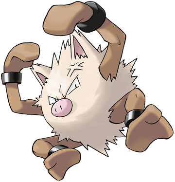 Primeape Sugimori artwork