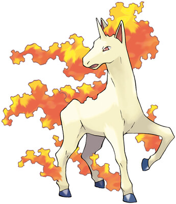 Rapidash artwork by Ken Sugimori